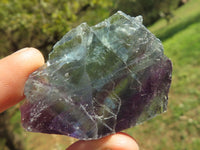 Natural Cobbed & Stone Sealed Watermelon Fluorite Pieces x 35 From Uis, Namibia - TopRock