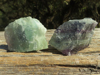 Natural Cobbed & Stone Sealed Watermelon Fluorite Pieces x 35 From Uis, Namibia - TopRock