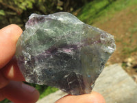 Natural Cobbed & Stone Sealed Watermelon Fluorite Pieces x 35 From Uis, Namibia - TopRock