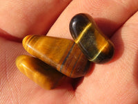 Polished Mini Craft Blue Tigers Eye (Hawk Eye) Tumble Stones - Sold per 500 g - From Prieska, South Africa