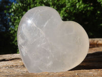 Polished Girasol Pearl Quartz Hearts  x 12 From Madagascar - Toprock Gemstones and Minerals 