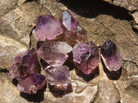 Natural Mini Window Amethyst Crystals  x 0.9 Kg Lot From Chiredzi, Zimbabwe - Toprock Gemstones and Minerals 