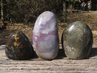 Polished Stunning Selection Of Ocean Jasper Standing Free Forms  x 4 From Madagascar - TopRock