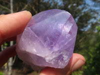 Natural Jacaranda Amethyst Clusters  x 6 From Mumbwa, Zambia - Toprock Gemstones and Minerals 