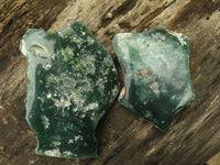 Polished Emerald Mtorolite / Chrome Chrysoprase Plates  x 6 From Karoi, Zimbabwe - TopRock