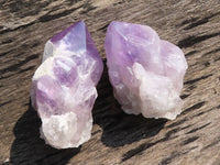 Natural Jacaranda Amethyst Clusters  x 6 From Mumbwa, Zambia - Toprock Gemstones and Minerals 