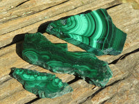 Polished Mixed Selection Of Malacholla & Malachite Free Forms  x 12 From Congo - Toprock Gemstones and Minerals 