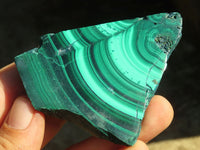 Polished Mixed Selection Of Malacholla & Malachite Free Forms  x 12 From Congo - Toprock Gemstones and Minerals 