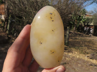 Polished Stunning Semi Translucent Agate Standing Free Forms  x 4 From Madagascar - TopRock