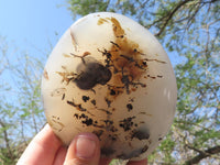 Polished Stunning Semi Translucent Agate Standing Free Forms  x 4 From Madagascar - TopRock