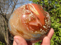 Polished Polychrome Jasper Domed Pieces  x 3 From Madagascar