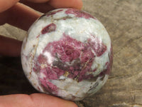 Polished Rubellite Pink Tourmaline Spheres  x 6 From Madagascar - TopRock