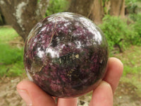 Polished Rubellite Pink Tourmaline Spheres  x 6 From Madagascar - TopRock