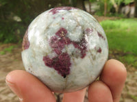 Polished Rubellite Pink Tourmaline Spheres  x 6 From Madagascar - TopRock