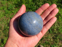 Polished Lazulite Spheres x 6 From Madagascar - TopRock