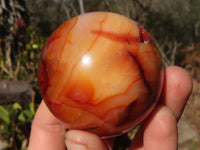 Polished Carnelian Agate Spheres  x 4 From Madagascar