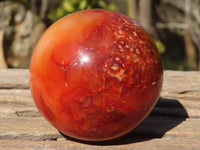 Polished Carnelian Agate Spheres  x 4 From Madagascar