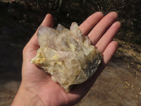 Natural Smokey Cascading Phantom Quartz Clusters x 6 From Luena, Congo - TopRock