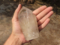 Natural Large Quartz Crystals With Polished Points  x 3 From Angola - TopRock