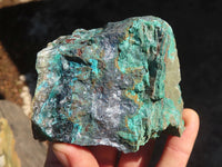 Natural Rough Shattuckite With Malachite & Cuprite Specimens  x 3 From Kaokoveld, Namibia - Toprock Gemstones and Minerals 