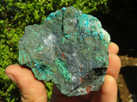 Natural Rough Shattuckite With Malachite & Cuprite Specimens  x 3 From Kaokoveld, Namibia - Toprock Gemstones and Minerals 