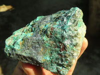 Natural Rough Shattuckite With Malachite & Cuprite Specimens  x 3 From Kaokoveld, Namibia - Toprock Gemstones and Minerals 