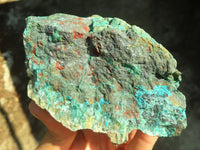 Natural Rough Shattuckite With Malachite & Cuprite Specimens  x 3 From Kaokoveld, Namibia - Toprock Gemstones and Minerals 