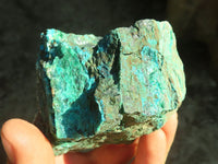 Natural Rough Shattuckite With Malachite & Cuprite Specimens  x 3 From Kaokoveld, Namibia - Toprock Gemstones and Minerals 