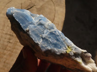 Natural New Sky Blue Calcite Specimens  x 4 From Spitzkop, Namibia