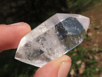 Polished Small Semi Optic Double Terminated Quartz Crystals  x 12 From Madagascar - TopRock