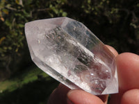 Polished Small Semi Optic Double Terminated Quartz Crystals  x 12 From Madagascar - TopRock