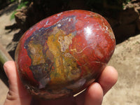 Polished Stunning Red Flame Jasper Standing Free Forms  x 6 From Madagascar - TopRock