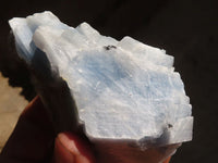 Natural New Sky Blue Calcite Specimens  x 4 From Spitzkop, Namibia