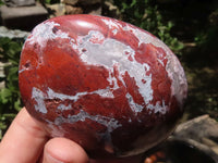 Polished Red Jasper & Hematite Standing Free Forms  x 4 From Madagascar - TopRock