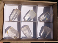 Polished Clear Quartz Crystal Points  x 6 From Madagascar