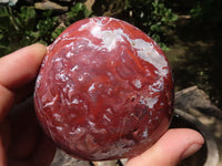 Polished Red Jasper & Hematite Standing Free Forms  x 4 From Madagascar - TopRock