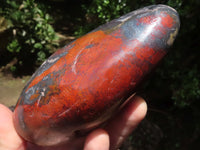 Polished Red Jasper & Hematite Standing Free Forms  x 4 From Madagascar - TopRock