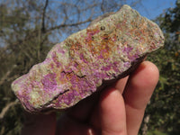 Natural Purple Stichtite With Green Serpentine Specimens  x 4 From Barberton, South Africa - TopRock