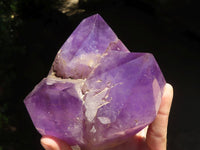 Natural Rare Triple Point Amethyst Crystals  x 2 From Madagascar - TopRock