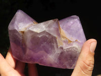 Natural Rare Triple Point Amethyst Crystals  x 2 From Madagascar - TopRock