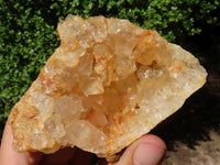 Natural Golden Limonite / Lemonite Quartz Clusters  x 12 From Zambia - Toprock Gemstones and Minerals 