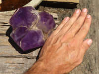 Natural Rare Triple Point Amethyst Crystals  x 2 From Madagascar - TopRock