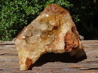 Natural Golden Limonite / Lemonite Quartz Clusters  x 12 From Zambia - Toprock Gemstones and Minerals 