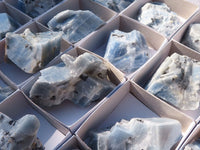 Natural New Sky Blue Calcite Specimens  x 24 From Spitzkop, Namibia