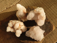 Natural White Spirit Cactus Quartz Clusters  x 4 From Boekenhouthoek, South Africa - Toprock Gemstones and Minerals 