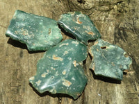 Polished Emerald Mtorolite / Chrome Chrysoprase Plates  x 4 From Zimbabwe - TopRock