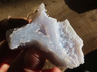 Natural Etched Blue Chalcedony Specimens  x 35 From Nsanje, Malawi