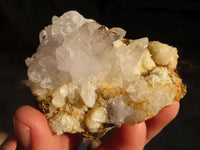 Natural Mixed Brandberg Quartz Matrix Specimens x 6 From Brandberg, Namibia