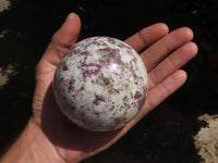 Polished Rubellite Pink Tourmaline Spheres  x 2 From Madagascar - TopRock