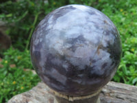 Polished Lepidolite Spheres With Lithium Mica x 3 From Zimbabwe - TopRock